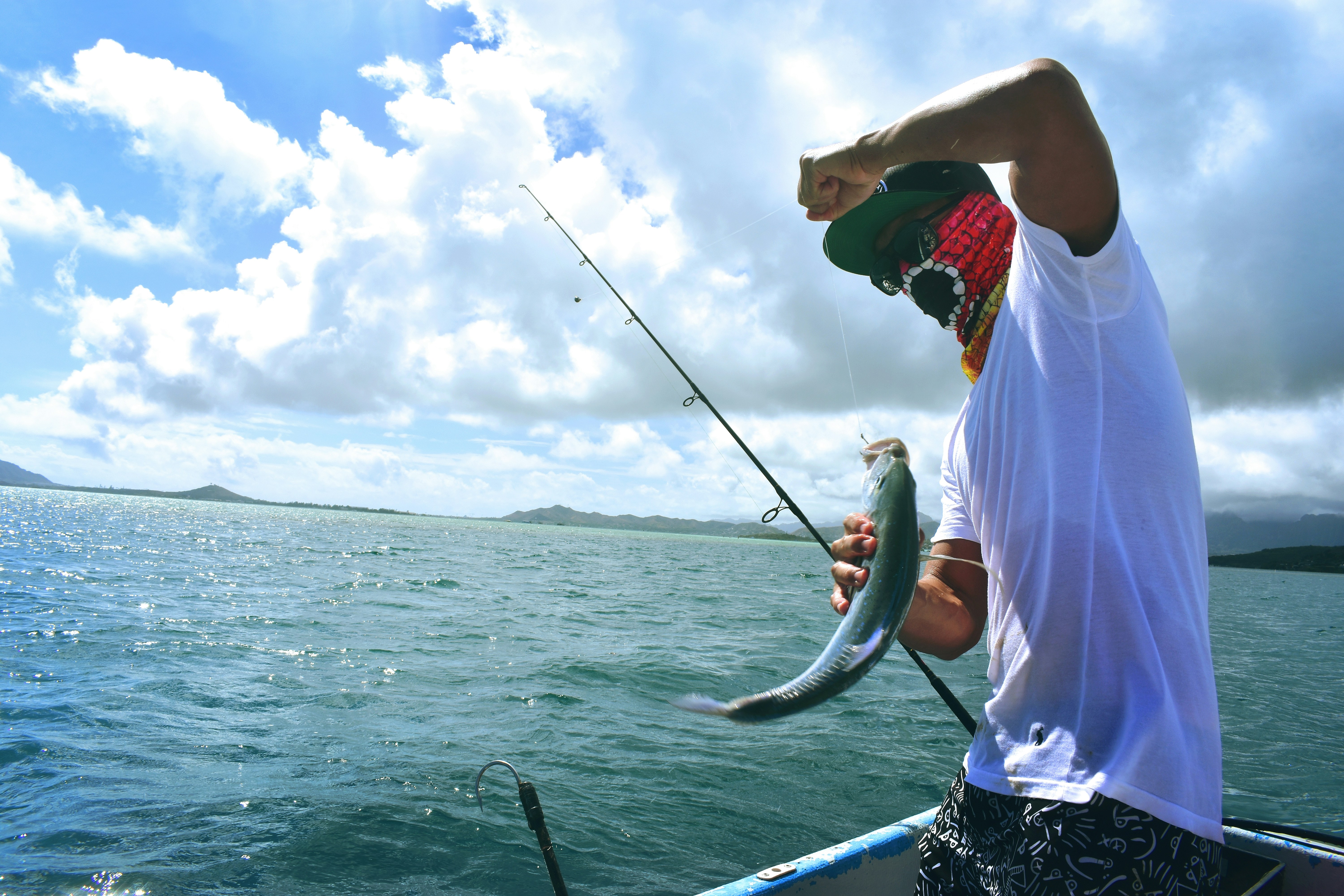 A man holding a fish